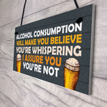 Funny Bar Sign Novelty Home Bar Man Cave Garden Sign Beer Gift