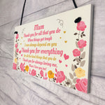 Special Mum Gift From Son Daughter Hanging Plaque Gift For Mum