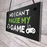 Boys Gaming Gifts Novelty Gaming Gamer Sign Funny Christmas