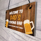 Personalised Novelty Corona Quarantine Bar Sign Novelty Gifts