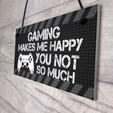 Novelty Gaming Sign Gift Funny Rude Christmas Gift For Brother