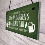 Novelty Garden Bar Sign Personalised Home Bar Shed Sign Alcohol