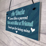 Quirky Birthday Christmas Gifts For Uncle Plaque From Niece