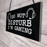 Gaming Do Not Disturb Sign Plaque Boys Bedroom Sign Gamer Gift