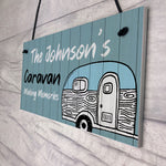 Shabby Chic CARAVAN SIGN Personalised Door Sign Accessories