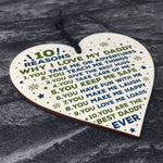 Daddy Gifts From Son Daddy Daughter Gifts Wooden Heart Love You