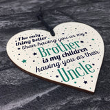 Best Uncle Gifts For Birthday Christmas Present Brother Plaque