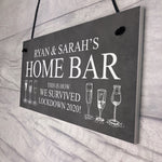 Funny Home Bar Sign PERSONALISED Home Decor Lockdown Gift