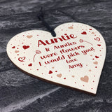 PERSONALISED Thank You Gift For Auntie Birthday Christmas Heart