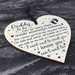 Daddy To Be Gifts Baby Shower Dad Friend Gift Heart Party Decor