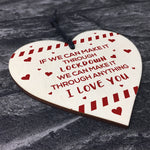 Funny Post Lockdown Anniversary Gifts Wooden Heart Gifts