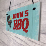 Novelty BBQ Sign Personalised Plaque Gift For Him Home Garden