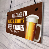 Man Cave Bar Pub Sign Personalised Beer Garden Plaque Alcohol