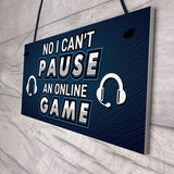 Funny Gamer Gift Gaming Sign For Boys Bedroom Man Cave Gift