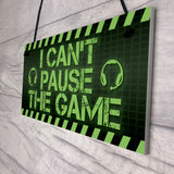 FUNNY Neon Effect Gaming Sign For Man Cave Boys Bedroom Sign