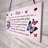 Nan Gift For Birthday Xmas Sign Gift For Nan From Grandchildren