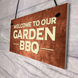 BBQ Barbecue Sign For Garden Novelty Garden Signs And Plaques