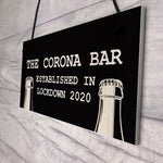 Funny Corona Bar Sign For Home Bar Garden Hanging Sign Alcohol