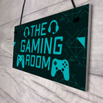 Gaming Room Sign Novelty Gamer Gift Bedroom Man Cave Sign