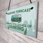 Camping Drinking Novelty Caravan Motorhome Decor Gift Sign