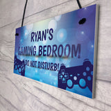 PERSONALISED Gaming Bedroom Sign Novelty Gamer Gift