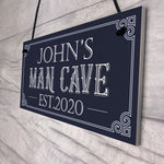 Personalised Retro Man Cave Signs Novelty Gifts For Him