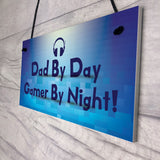 Novelty Gamer Gift For Dad Neon Effect Gaming  Man Cave Sign