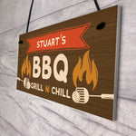 Personalised Funny BBQ Sign Garden Plaque Man Cave Shed Sign