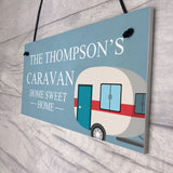 Hanging Sign For Caravan Personalised Home Decor Gift