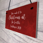 PERSONALISED Christmas At The Sign Family Gift Christmas Decor