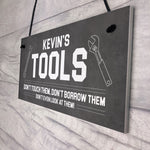 Personalised Tool Sign For Man Cave Shed Garage Gift For Him